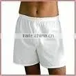 WHITE WOVEN BOXER SHORTS thumbnail-1