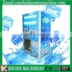 Bag Ice and Bulk Ice Vending Machine/ Quality Cube Ice Vending Machine With Auto Bagging and Sealing Function thumbnail-1