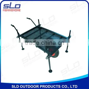 Match Fishing Tackle Carriers Platform With Single Wheel With Adjustable Leg thumbnail-1