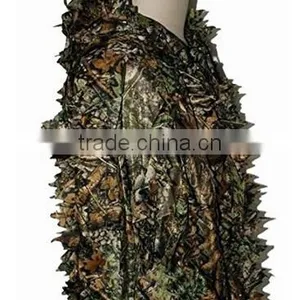 Ghillie Suit Sets Advanced 3d Camo Leafy Costume for Wargames Sports Outdoor thumbnail-3