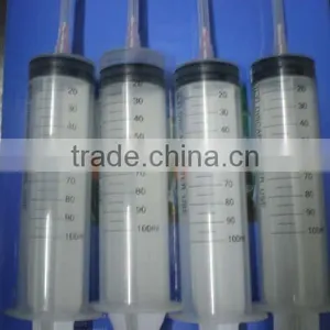 100ml/150 Luer Slip or Luer Lock Disposable Syringe 3-parts Syringe thumbnail-1