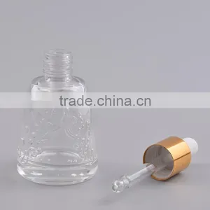 15ml Unique Shape Clear Glass Dropper Bottle With Pipette for e Liquid / Empty Essential Oil Container thumbnail-2