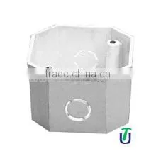 Electrical UPVC Octagon Outlet Box DIN thumbnail-1