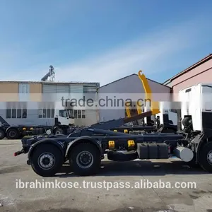 Hooklift Truck Hook Lifter 20 Tons Roll Container Truck Dumpster Truck thumbnail-1
