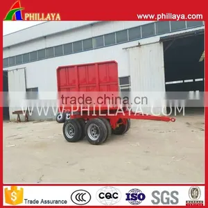 1 Year Guranteed 3-4 Axles Drawbar Trailer With Turntable Dolly and Removable BTW for Choice thumbnail-3