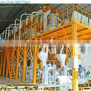 50T/Day Maize Flour Production Line Corn Grits Mill Plant Cereal Grain Crusher Grinding Machine thumbnail-5