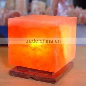 Salt Lamp From Himalayas Cube thumbnail-1