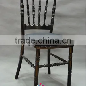 Black Napoleon Chair With Seat Pad for Sale thumbnail-1