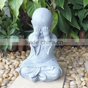 Stone Little Monk Statue thumbnail-4