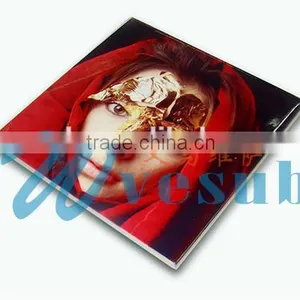 2016 New Fashion Good Quality Sublimation Calacatta White Marble Tile for Printing Photos thumbnail-2