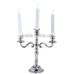 Crystal Ball Candelabra 3 Arms, Crystal Wedding Candelabra Centerpiece thumbnail-2