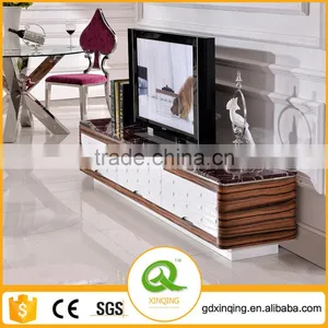 E383 Cheap Marble Top TV Lcd Wooden TV Mount With Stand thumbnail-1