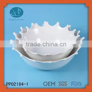 Ceramics Restaurant Plates and Bowl,Fine Decorative Porcelain Wholesale Dinner Plate,large Bowl thumbnail-1