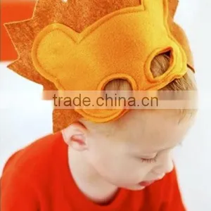 15052025 Kids Felt Coloring Cute Animal Party Face Mask thumbnail-2