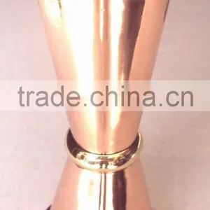 MANUFACTURER BPA FREE 100% 3 OZ COPPER JIGGER MEASURING CUPS thumbnail-1