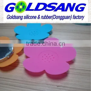 Fashion Flower Shape Silicone Soap Dish thumbnail-4