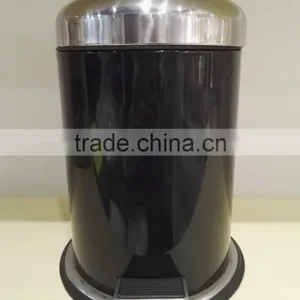 Powder Coated Dustbin 12L Stainless Steel Foot Pedal Trash Can Kitchen Waste Bin thumbnail-5
