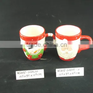 Low Price Ceramic Snowman/Santa Claus Pattern Mug thumbnail-1
