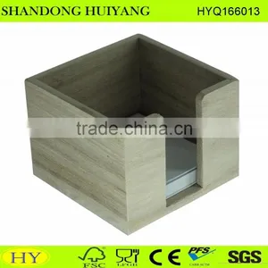 Cheap Unfinished Note Card Wooden Box thumbnail-1