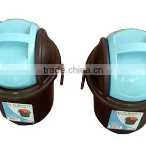 Hot Sale Plastic Garbage Can Waste Bin With Lid thumbnail-4