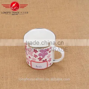 Beautiful Decal Popular Cheap Enamel Mugs Print Wholesale thumbnail-2