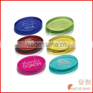 Crystal Diamond Shaped Paperweight_lucite Paperweight thumbnail-1