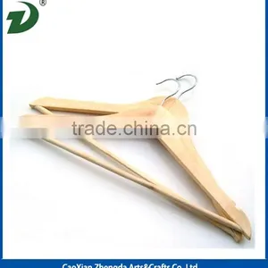 Cheap Factory Price Coat Hanger for Clothes, Antique Wooden Hangers thumbnail-2