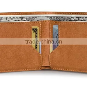 100% Genuine Cowhide Leather Rfid Card Holder Credit Bank Card Holder thumbnail-1