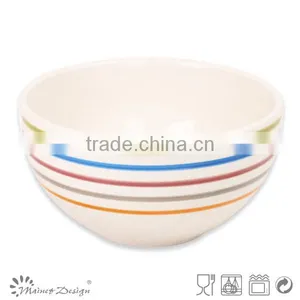 2014 Lastest Fashion Decal Handpainting Ceramic Stoneware Bowl for Promotion Manufacture thumbnail-1