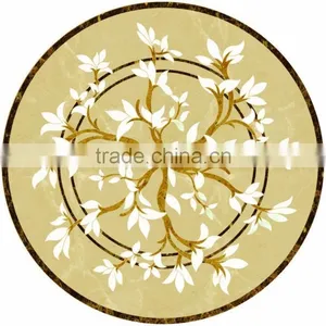 Exquisite Antique Arabian Style Floral Pattern Natural Marble Medallion Waterjet Tiles BF12-03314e thumbnail-2