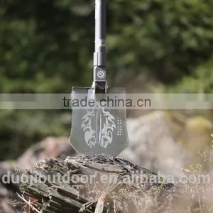 Innovative Multi-function Compact Emergency Gear With Shovel Knife Hoe and Flashlight thumbnail-3