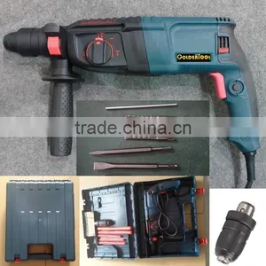 800w 3 Function SDS-PLUS Chiseling Drilling Rotary Hammer Machine Portable Electric 26mm Hammer Drill With Fast Chuck thumbnail-1
