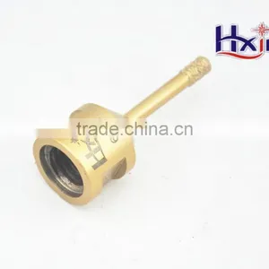 Vacuum Brazed Diamond Hole Saw /Gold Color Diamond Drill Bits 6mm thumbnail-1