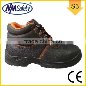 NMSAFETY Cow Split Leather PU/Rubber Sole CE Safety Shoes Steel Toe Safety Shoes thumbnail-1