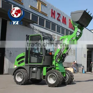 Manufactuer JN908 Mini Loader 4WD Hot Sale With CE Mini Wheel Loader thumbnail-1