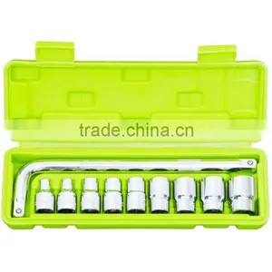CF598015: 10pcs 1/2" Drive Socket and Wrench Handle Set thumbnail-1