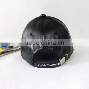 Fashion Embroidery Patch PU Leather Fbric Baseball Caps And Hats thumbnail-5