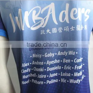 2016 Sublimation Running Tee Shirts, Club Custom Running Wear thumbnail-4