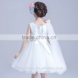 Summer Sleeveless Dresses for Girls 11 Year Pink Yellow White Floral Children's Night Dress thumbnail-5