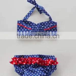 Kids Summer Clothing Navy Salior Style Baby Girl Swimsuit Trending Products thumbnail-2