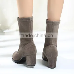 Zm35772a 2017 Autumn Ladies High Heel Boots New Style Women Shoes thumbnail-4