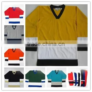 Wholesale Custom Men Women Blank Designer Ice Hockey Jerseys thumbnail-1