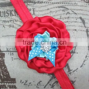 Factory Direct Polka Dot Bow Toddler Baby Flower Headband For Kids Hair Accessories thumbnail-6