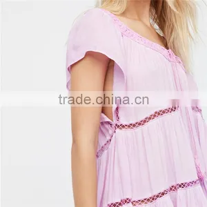 Factory Direct Sales Flowy Boho Style Fat Women Super Mini Dresses thumbnail-6