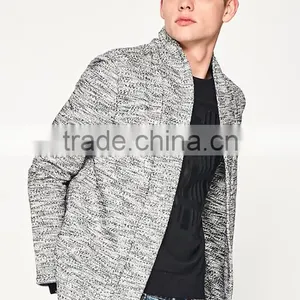 Mens Fashion Chunky Wool Heavy Knit Thick Cardigan Sweater From OEM Factory thumbnail-3