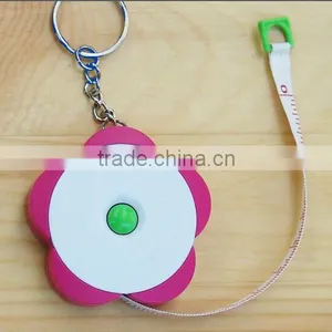 OEM Logo Sunflower Shape Novelty Measuring Tape Teaching Kids Promotion Items thumbnail-1