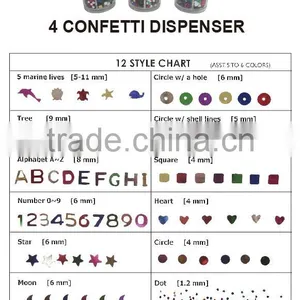 COLORFUL LASER SEQUIN W/ 4 HOLES DISPENSER thumbnail-2