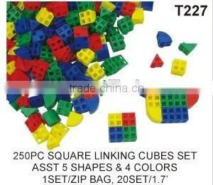 100 Pcs Triangle Linking Maths Cubes Blocks Toys thumbnail-4