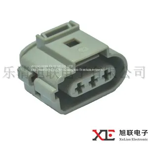 3 Pin VW Waterproof Female Car Plug Automotive Wire Electrical 3.5mm Connector 1J0973723 thumbnail-1
