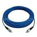 ST / UPC - ST Indoor Armoured Fiber Optic Patch Cord With Blue , LSZH Jacket thumbnail-1